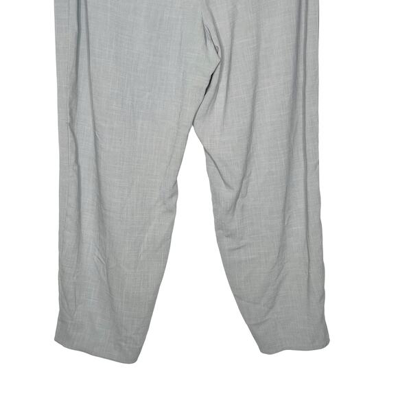 EXPRESS High Rise Jogger Pants Relaxed Fit Elastic Waist Drawstring Gray Size L - Picture 5 of 9